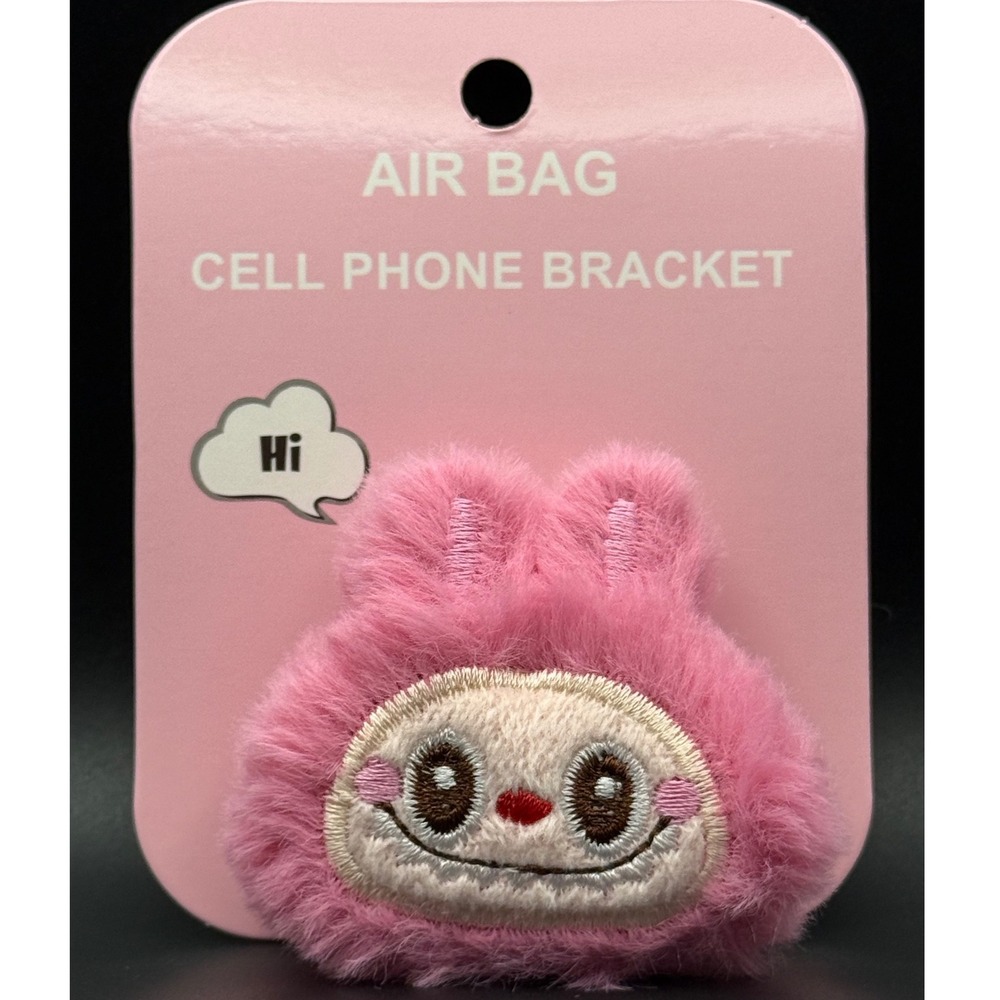 Cute Pink Bunny Air Bag Cell Phone Bracket Holder‎ Grip Stand Kawaii